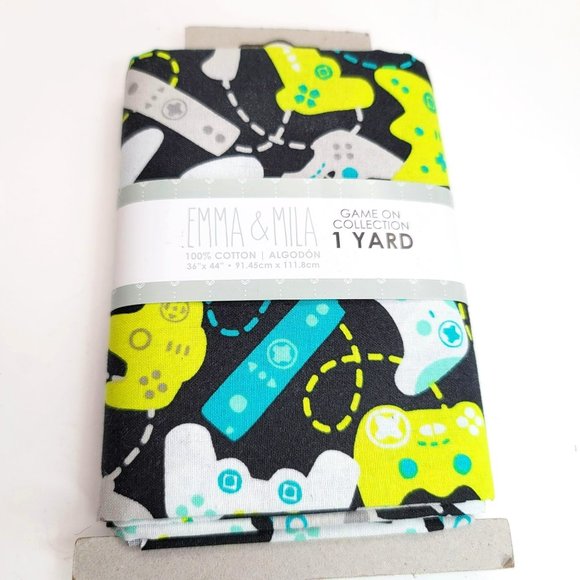 Emma and Mila Quilting Fabric Square 1 Yard Game On NIP 100% Cotton DH832 - Picture 1 of 4